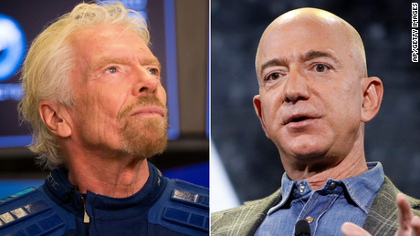 Starship troopers Bezos and Branson, reporting for duty