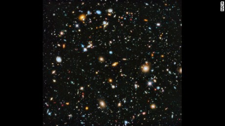 Within this image are 10,000 galaxies, going back in time as far as a few hundred million years after the big bang.
