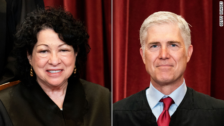 Sotomayor and Gorsuch say they are 'warm colleagues and friends' amid masking dustup