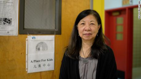 Teacher Minerva Chin was attacked in Chinatown last year.