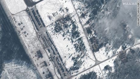 New satellite images show continuing Russian military buildup on three sides of Ukraine