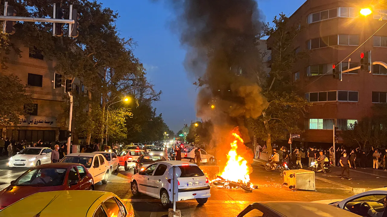 'Live fire used again' as Iran protests swell