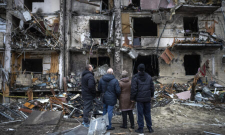Explosions heard in Kyiv Monday morning