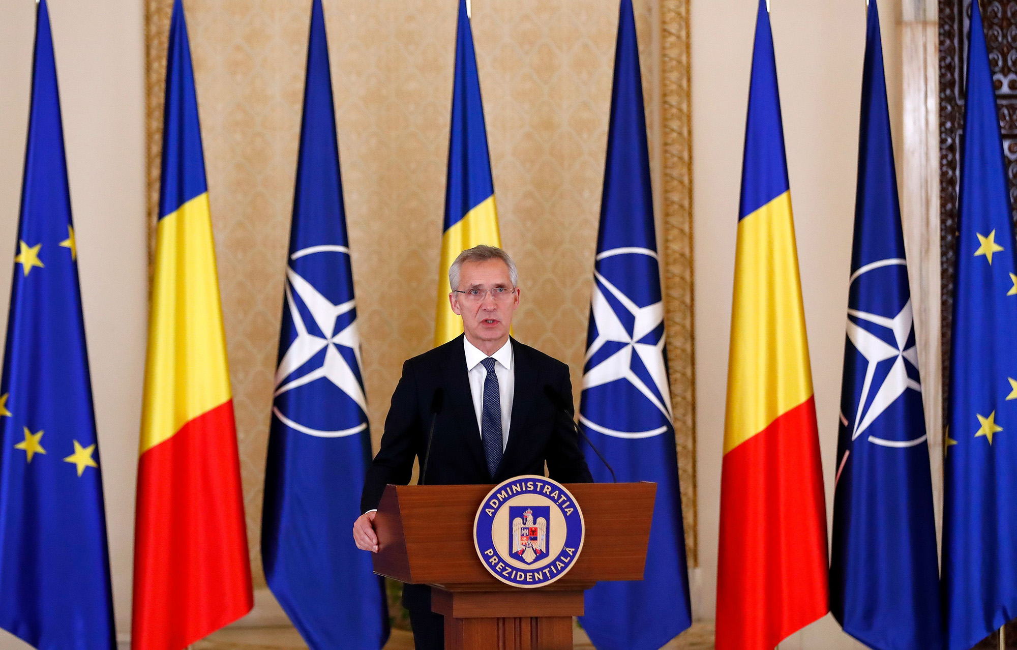 NATO will continue "critical" and unprecedented support of Ukraine, alliance chief says