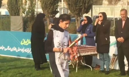 Iranian archer joins other athletes in showing support for protests
