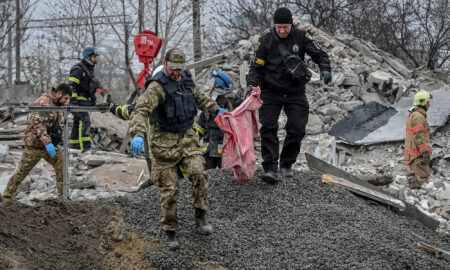 Nine people left dead from Russian missile strike in Zaporizhzhia