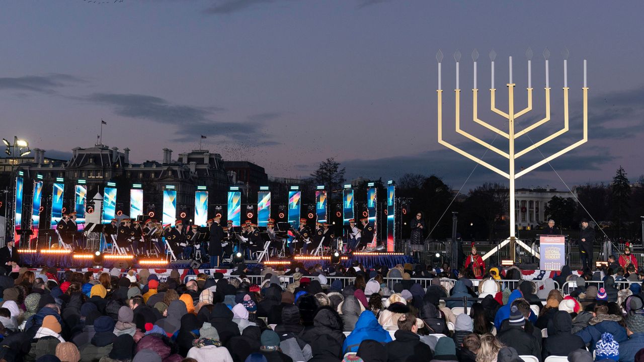 Attorney General Garland condemns ‘rise in antisemitism’ at National Menorah lighting ceremony