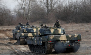 NATO forces put tanks through their paces, as Ukraine pins its hopes on Western-supplied armor